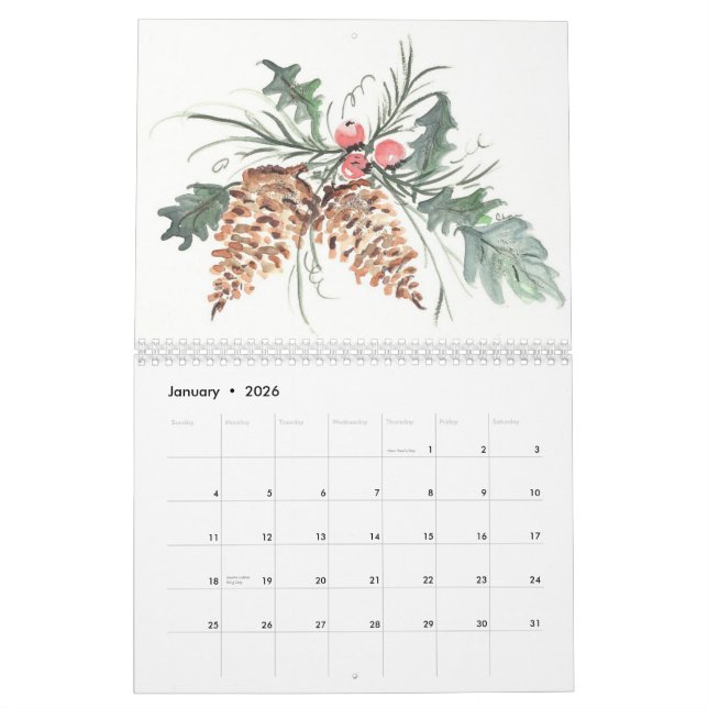 Holdiday Greetings Calendar (Jan 2026)