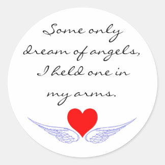 Holding angels sticker