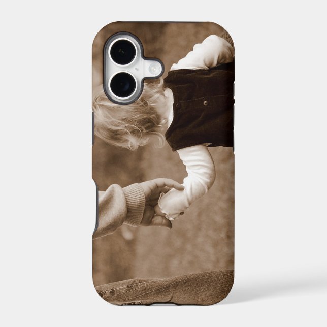 Holding Daddy's Hand Iphone Case (Back)