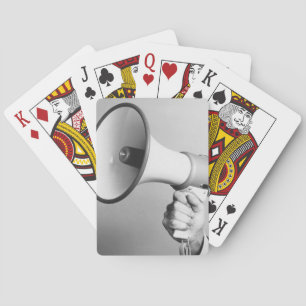 Holding Hand Poker Cards
