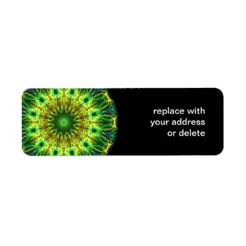 Holding Hands Kaleidoscope Label by WavingFlames at Zazzle