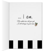 Holding Hands - Mother/Daughter Love card (Inside (Right))