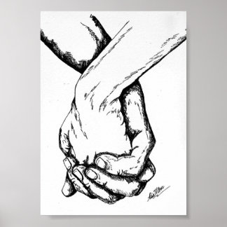 holding hands poster