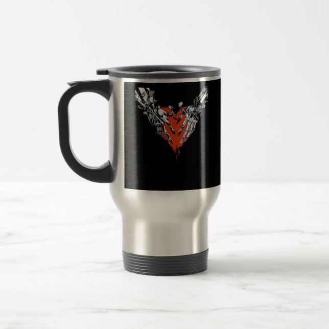 Holding Heart Classic Design Travel Mug (Left)