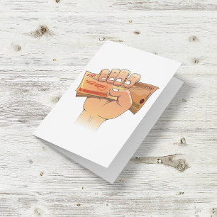 Holding Money Card