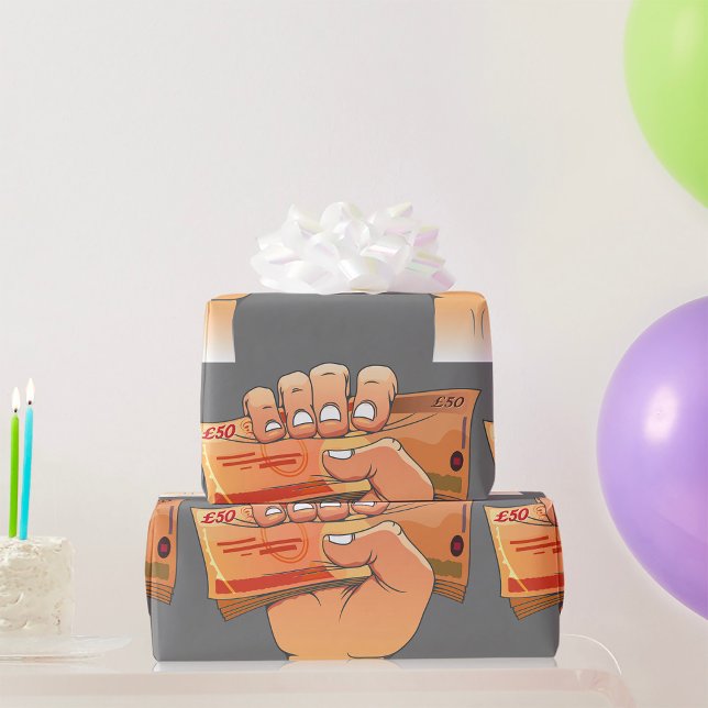 Holding Money Wrapping Paper (Creator Uploaded)
