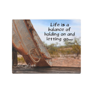 Holding On Metal Print
