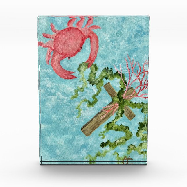 Holding onto the cross  photo block (Front)