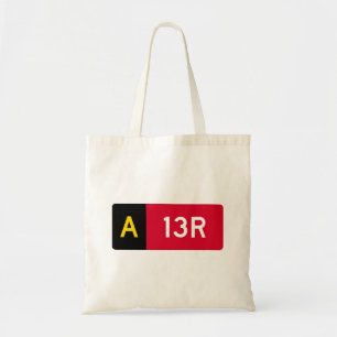 Holding Point Sign A13R Tote Bag