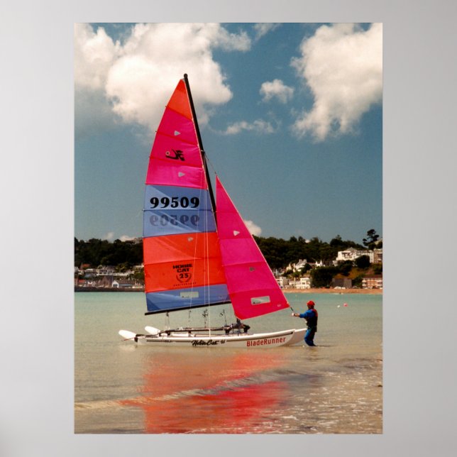 Holding the Hobie steady Poster (Front)
