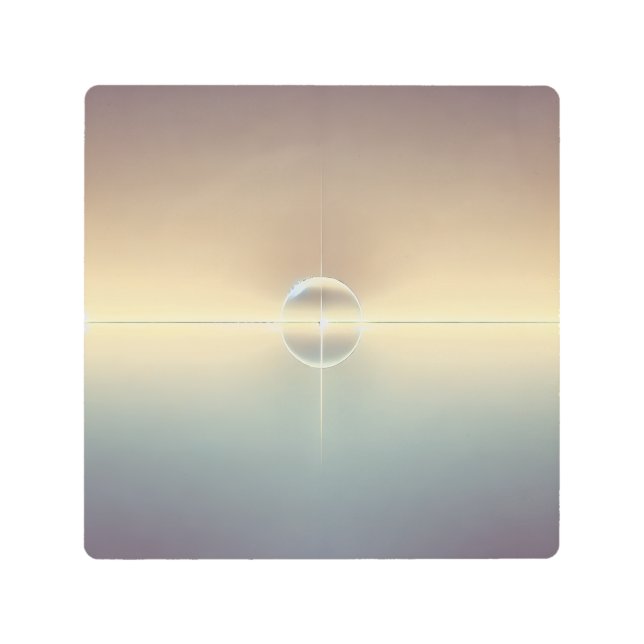 Holding The Line Metal Print (Front)