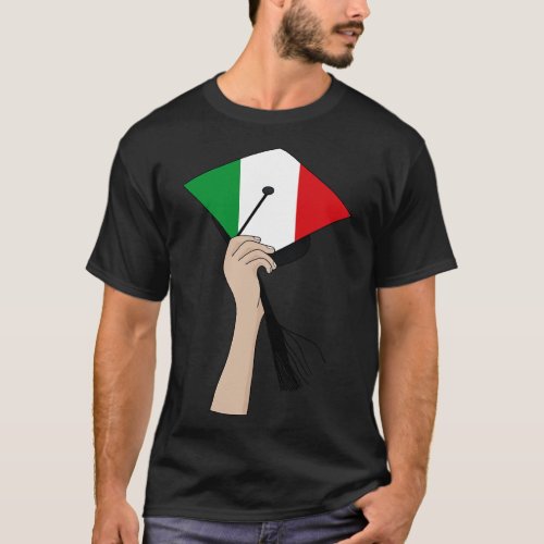 Holding the Square Academic Cap Italy T_Shirt