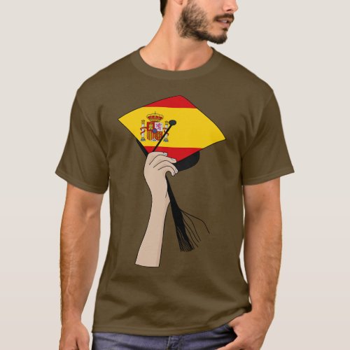 Holding the Square Academic Cap Spain T_Shirt