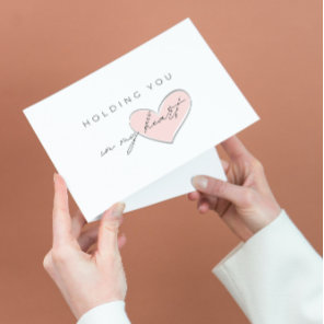 Holding You In My Heart Greeting Card