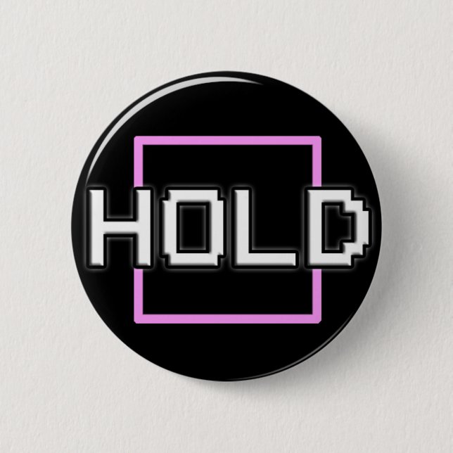 HoldSquare Logo Badge Pinback Button (Front)