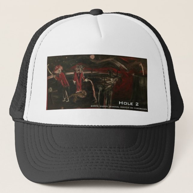 hole 2 trucker hat (Front)