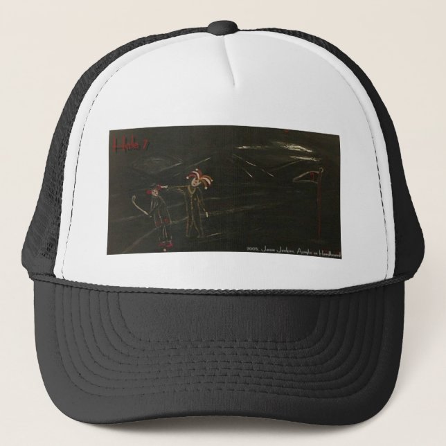 Hole 7 trucker hat (Front)