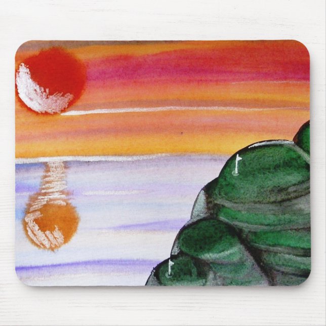 hole in one...art by Jutta Gabriel... Mouse Pad (Front)