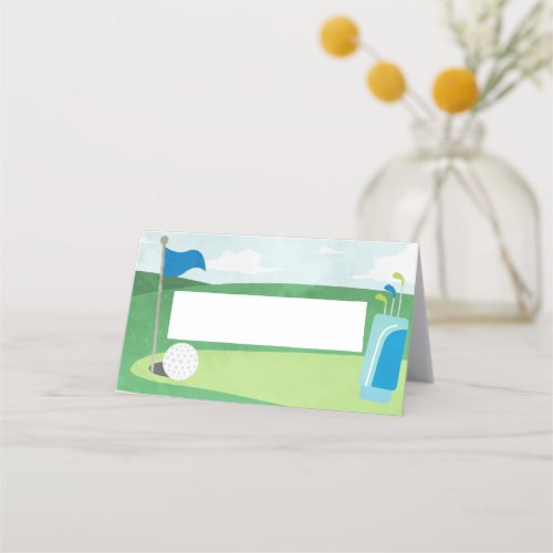 Hole in One Birthday Place Cards Golf  Place Card