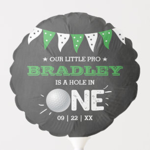 Hole In One Boys Golf 1st Birthday Par-tee Balloon
