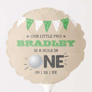 Hole In One Boys Golf 1st Birthday Par-tee Balloon