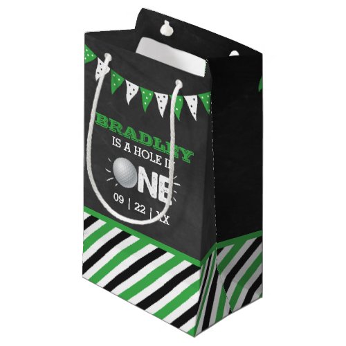 Hole In One Boys Golf 1st Birthday Par_tee Small Gift Bag
