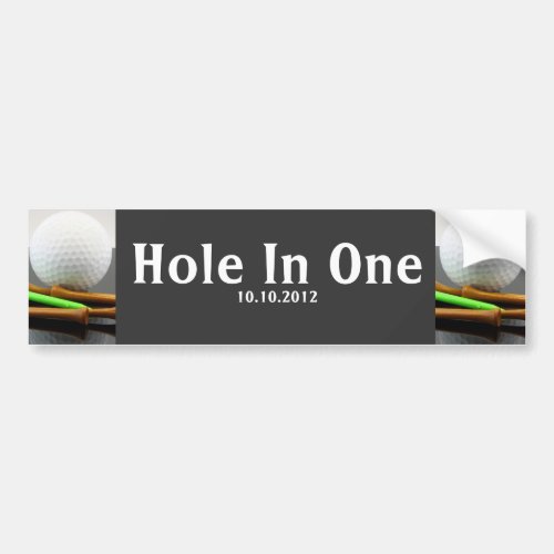 Hole In One Bumper Sticker