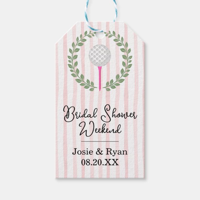 Hole in One Celebration Gift Tags (Front)