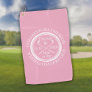 Hole in One Classic Elegant Pink Golf Towel