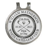 Hole in One Classic Personalised Golf Hat Clip Hole in One Classic Personalised Golf Hat Clip