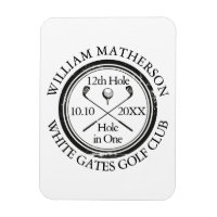 Hole in One Classic Personalised Golf Magnet