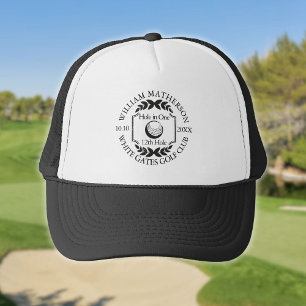 Hole in One Classic Personalised Golf Trucker Hat