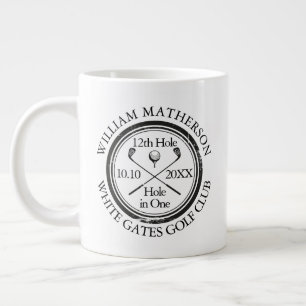 Hole in One Classic Personalized Golf Giant Coffee Mug