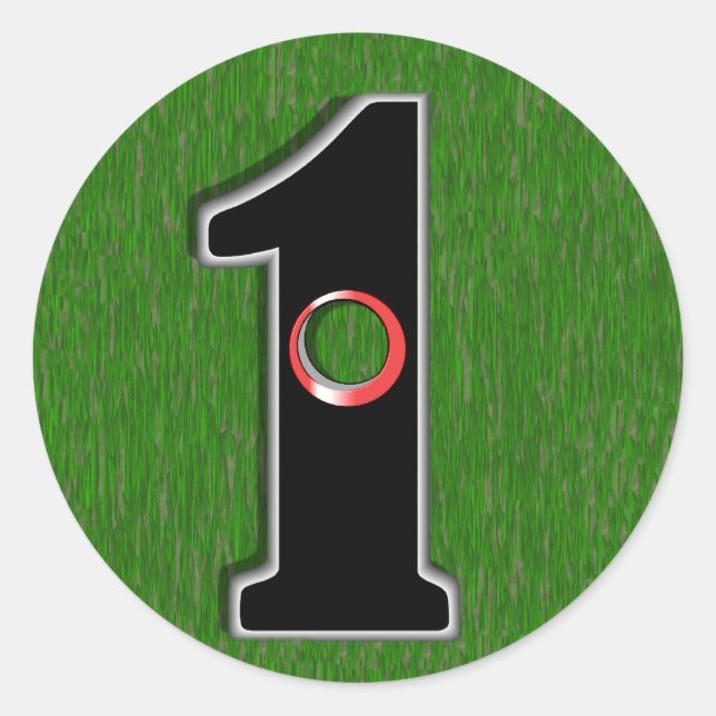 Hole In One! Classic Round Sticker (Front)