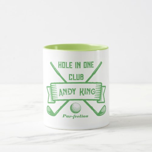 Hole In One Club Unique Golf Gift Ceramic Coffee Mug