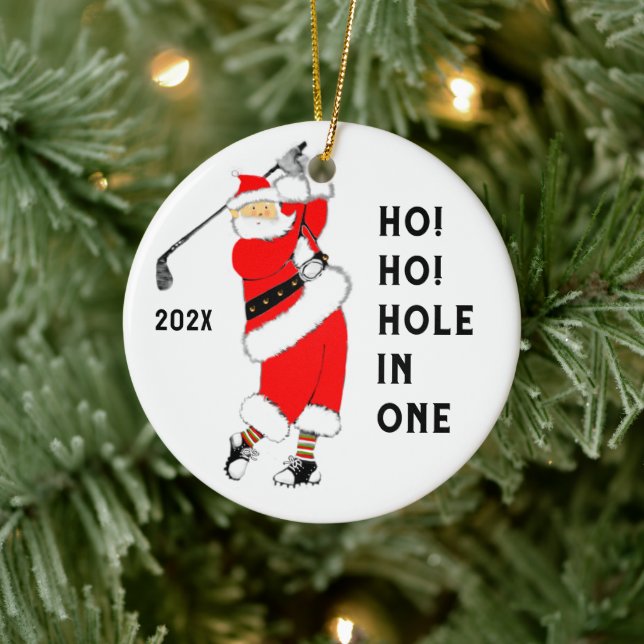 Hole-in-one Collectible. Ceramic Ornament (Tree)