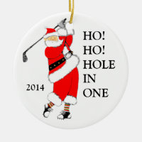 Hole-in-one Collectible. Ceramic Ornament