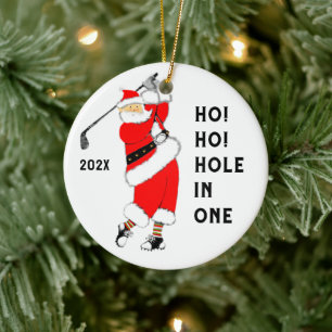Hole-in-one Collectible. Ceramic Ornament