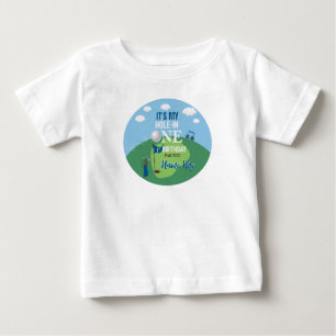 Hole In One Golf 1st Birthday Baby T-Shirt