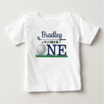 Hole In One Golf 1st Birthday Baby T-Shirt