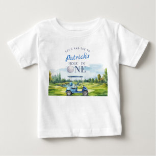 Hole In One Golf 1st Birthday Baby T-Shirt