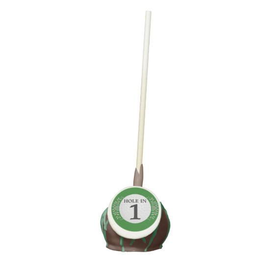 Hole In One Golf Ball Cake Pops (Front)