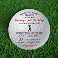 Par-Tee Time - Golf - Birthday or Retirement Party 4x6 Picture