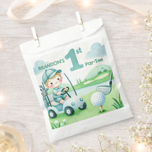 Hole in One Golf Boy 1st Par-tee Birthday Favor Bag