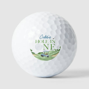 Hole In One Golf Boy First Birthday Par-Tee Balls