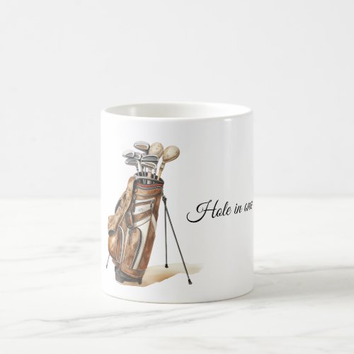Hole in One Golf Clubs Coffee Mug