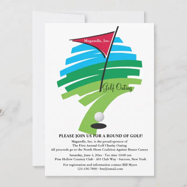 Hole In One Golf Invitation | Zazzle