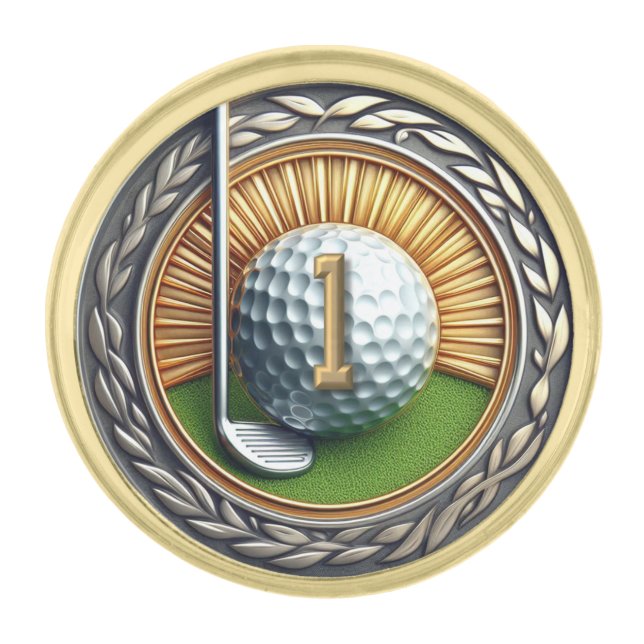 Hole-In-One Golf Lapel Pin (Front)