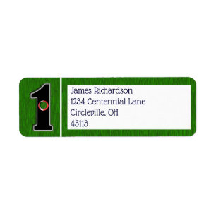 Hole in One Golf Lucky Charm Label