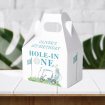 Hole In One Golf Par-tee Boy 1st Birthday Favor Boxes